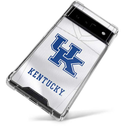 University of Kentucky White Jersey Google Pixel 6 Clear Case